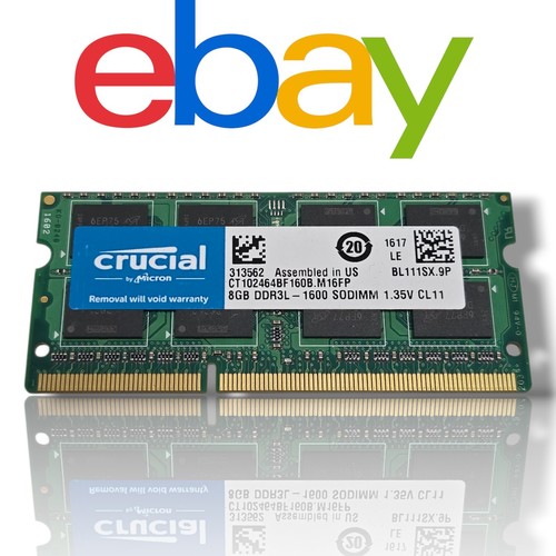 Ram ddr3l crucial by - gb,