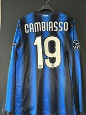 Maglia Inter Cambiasso match worn champions league indossata preparata 2010-11