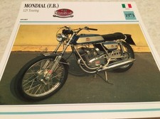 Carte moto Mondial FB 125