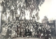 FOTO VITULLO, POLVERIFICIO STACCHINI TIVOLI CON SALUTO FASCISTA ORIGINALE