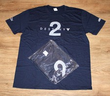 T-Shirt Destiny 2 Taglia L da Nuova Gamescom 2017 Rara Xbox One Playstation 4