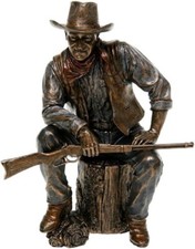 Statua leggenda schermo bronzo
