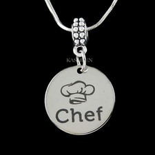 Chef Cucinare Culinary Artista Diploma Collana Cibo Amante Unisex Gioielli