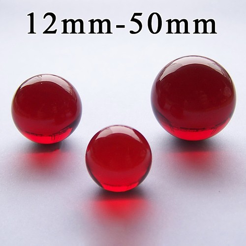 Biglie vetro rosso 50 mm - rosso,