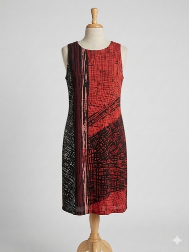 Abito camicia donna rosso