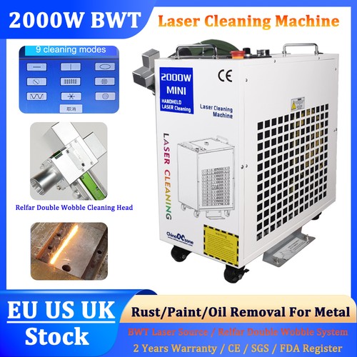 Macchina pulizia laser fibra