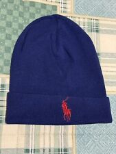 CAPPELLO POLO RALPH LAUREN UOMO, COLORE BLU ELETTRICO, 100% COTONE, NUOVO