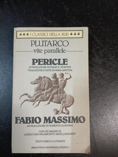 Classici bur plutarco vite - plutarco.,