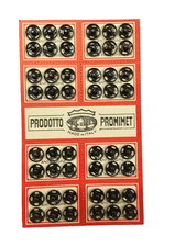 Bottoni automatici nero lucido