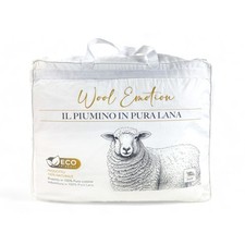 Piumino Invernale in pura Lana 100% Naturale, Wool Emotion, Rivestimento in Coto
