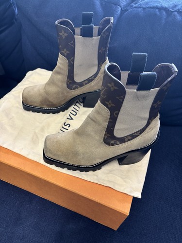 Stivaletti louis vuitton beige - louis,