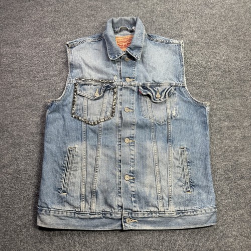Gilet levis denim - uomo, grande