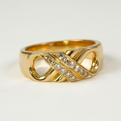 Pesante anello 750 oro - in,