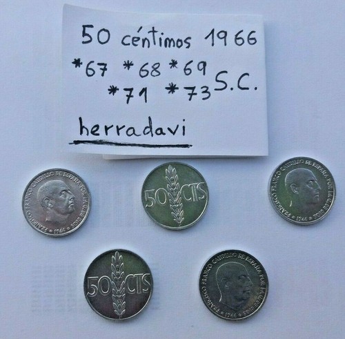 Lote monedas 50 cent - lote, de