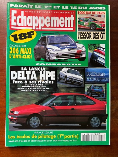 Echappement 322 06 1995 - echappement, du
