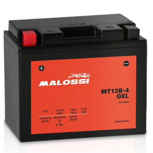 Batteria gel malossi mt12b - malossi, mt12b-4