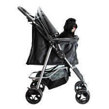 Passeggino Pieghevole Per Cani, Carrozzina Con Doppie Ruote Girevoli Accessorio