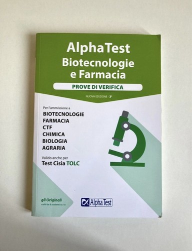 Alpha test biotecnologie - test, e