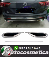 Modanature Profili Paraurti Posteriore Acciaio cromo per Volkswagen TIGUAN 20-24