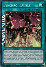 SYNCHRO RUMBLE • (Rombo Synchro) • Super R • AGOV EN060 • 1Ed • Yugioh ANDYCARDS