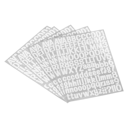 Vinile lettere numeri - lettere, adesivi