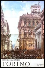 1960 * Manifesto, Poster Originale "TORINO RISORGIMENTO - Oh Primavera della Pat
