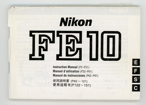 Nikon libretto - fe-10,