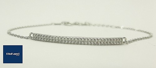 Bracciale tennis argento - tennis, in