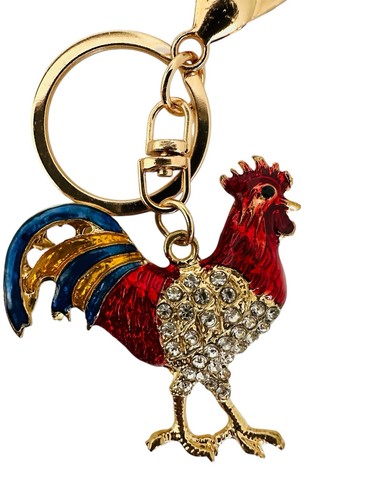 Portachiavi gallo con - gallo, (gallo)