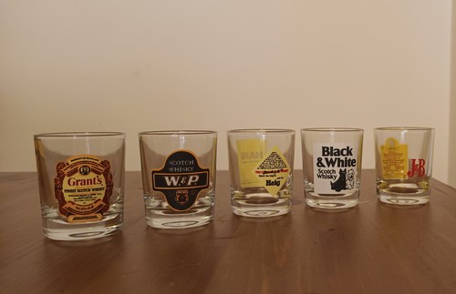 Bicchieri whisky shot - 5x,