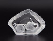 N.3 Scultura Murano Collection Icona Gattini Scolpito Vetro Murano Made in Italy