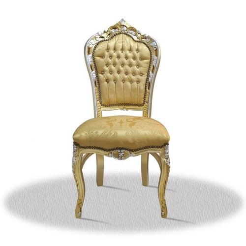Sedia barocca sedia oro