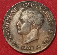 1 Soldo 1808 Bologna Regno d'Italia Napoleone I