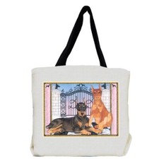 Borsa tote Doberman Pinschers