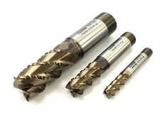 Frese per Semifinitura di Acciaio e Inox Rompitruciolo Piatto Sinterizzate