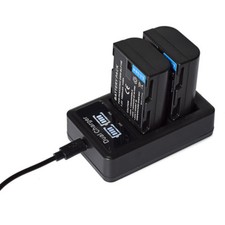 2x Batteria e Caricabatterie