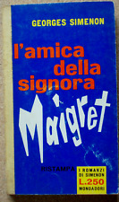 LIBRO Giallo L'AMICA DELLA SIGNORA MAIGRET Georges Simenon 1961 Mondadori.