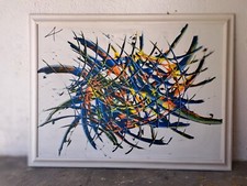 Quadro astratto olio su tela