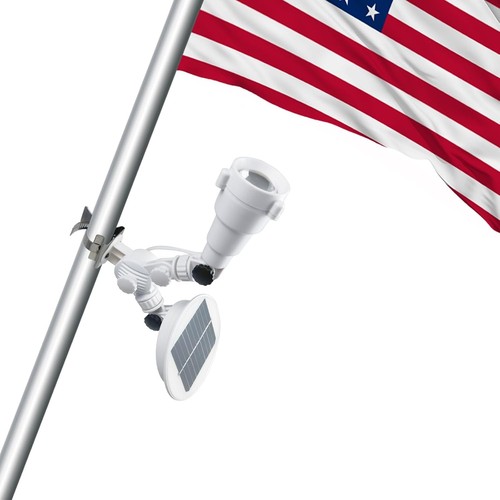 Solar flag pole light - solar,
