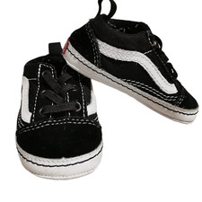 Vans Black & White Old Skool Sneaker CULLA BABY Scarpe Da Ginnastica