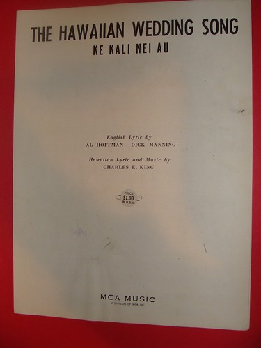 Hawaiian wedding song - wedding,