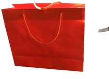 Sacchetto Regalo Plastificata 10 Pezzi 35x20 Per Scarpe Jeans Maglia Made Italy 