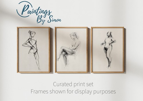Set stampe arte figura - 3,