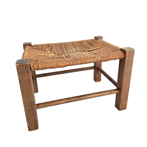 Poggiapiedi vintage legno - vintage, in