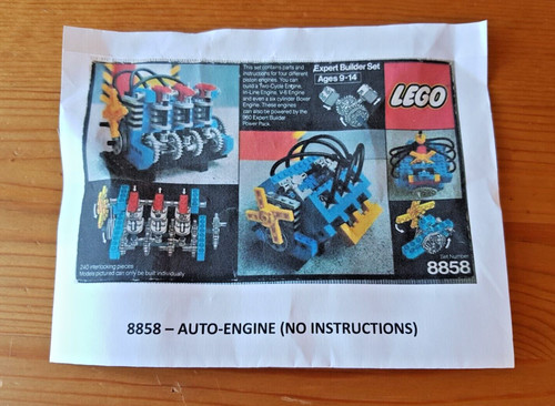 Lego 8858 motori auto - lego,