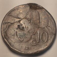 10 centesimi  Vittorio  Emanuele III 1921