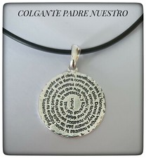 PADRE NUESTRO PLATA 925
