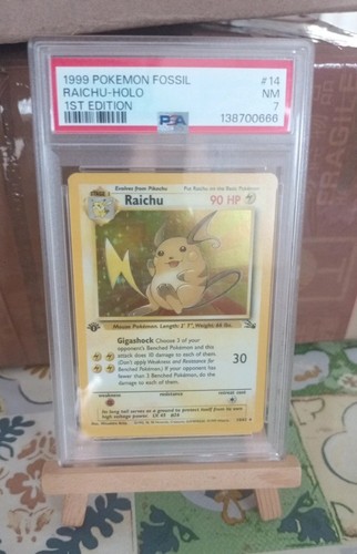 Raichu fossil holo en psa - 1,