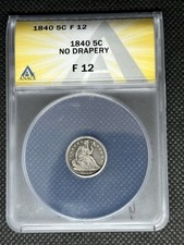 Mezza moneta Liberty 1840