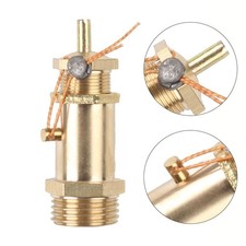 Per BSP Valvola di sicurezza in ottone rame tipo connessione per compressori